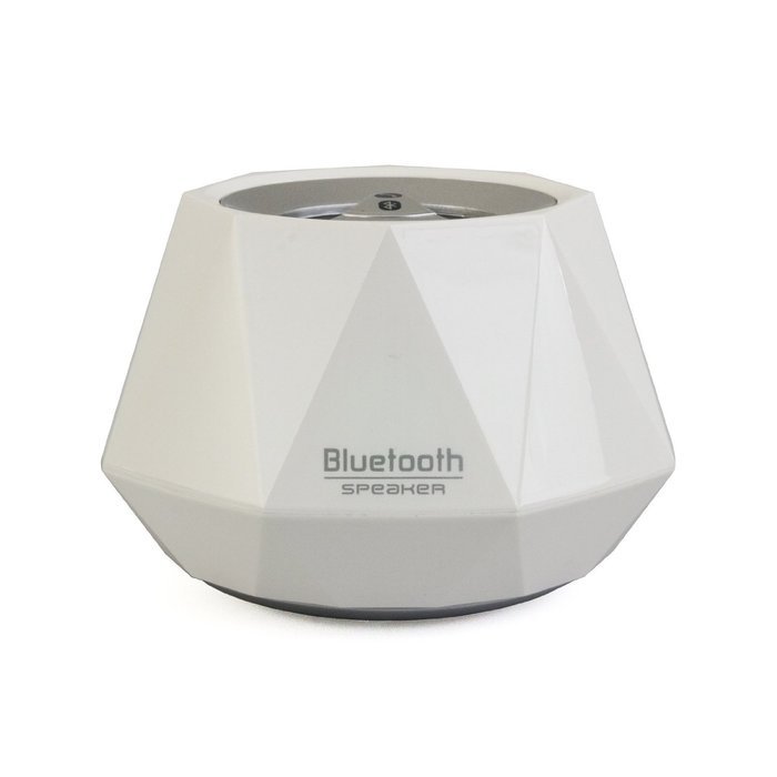 Opteka Portable Wireless Bluetooth Speaker with Built-In Speakerphone & 4 Hour Rechargeable Battery (White)