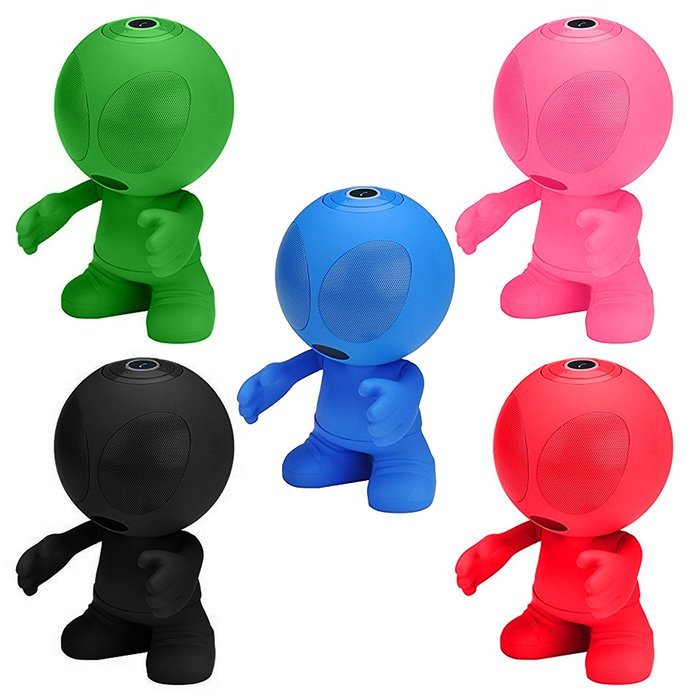 Alien Portable Wireless Bluetooth Speaker w/Stereo & Clear Bass Subwoofer N4