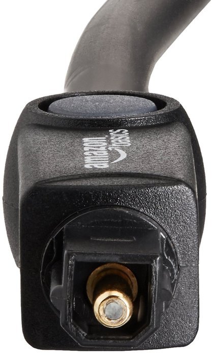 AmazonBasics Digital Optical Audio Toslink Cable - 9.8 Feet (3 Meters) N2