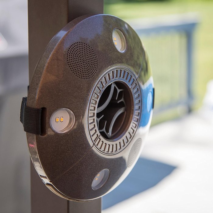 ION Audio Patio Mate | Umbrella Light and Bluetooth Stereo Speaker with Built-In Rechargeable Battery N3