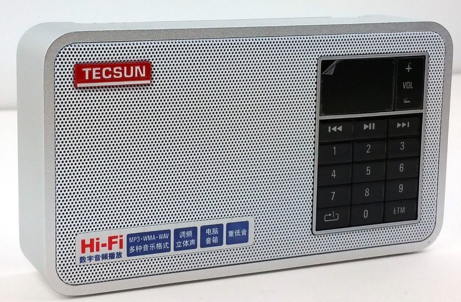 Niceshop&reg; Tecsun X3 Rechargeable mini FM Short wave Radio ETM, MP3 Player with Built-in Micro SD Card Slot & Portable... N2