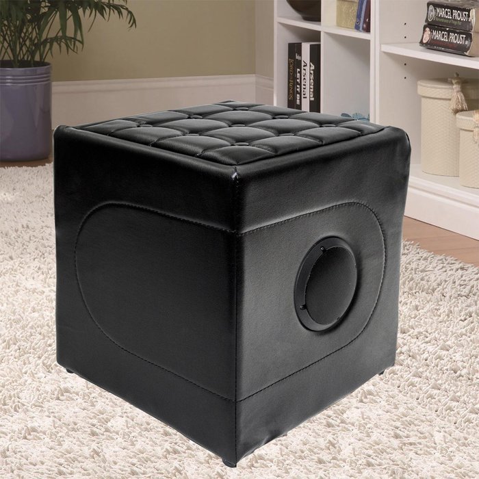 SoundLogic MOSB-1/6026 Bluetooth Ottoman Speaker (Black) N2