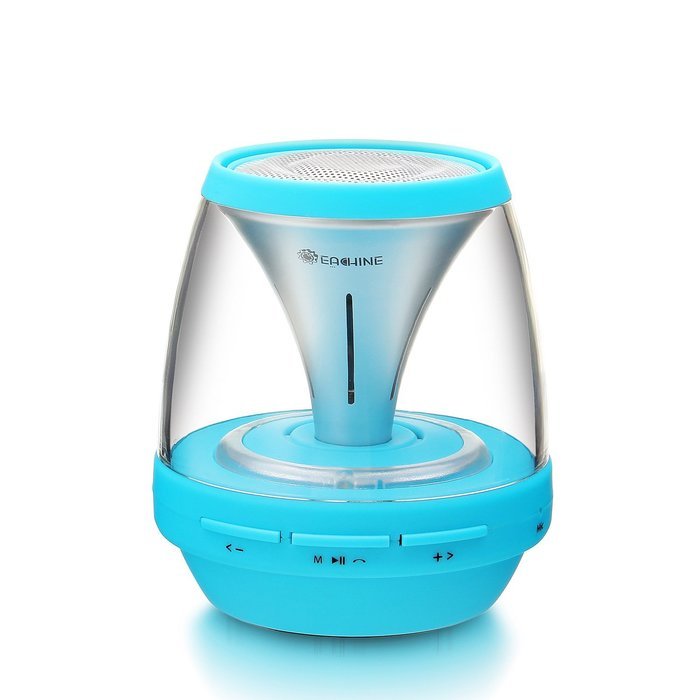 Bluetooth Speakers, Eachine Vivid Jar Portable Bluetooth Speaker with Lights, FM Radio, Compatible with iPhone...