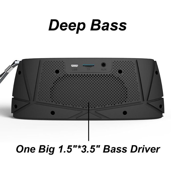Meidong Portable Bluetooth Speakers Wireless Rechargeable Stereo HIFI Outdoor Indoor Bluetooth 4.0 Speaker Volume... N6