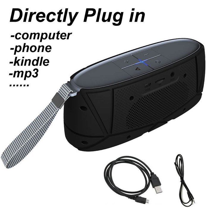 Meidong Portable Bluetooth Speakers Wireless Rechargeable Stereo HIFI Outdoor Indoor Bluetooth 4.0 Speaker Volume... N7
