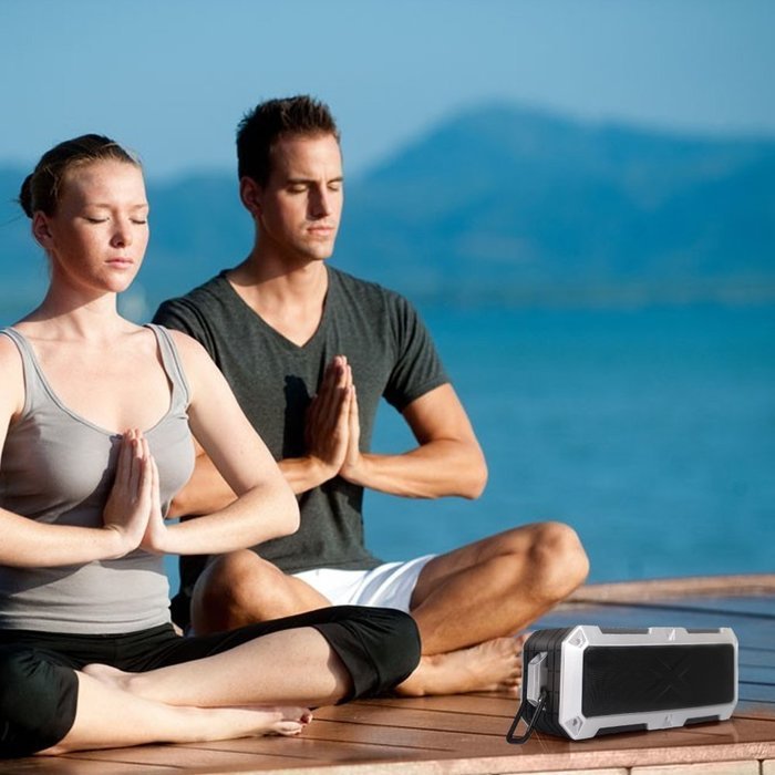 Solarphy Waterproof 20W Bluetooth Speakers Portable HD Stereo Speaker Dual Driver & Built-in Mic Wireless Outdoor... N9