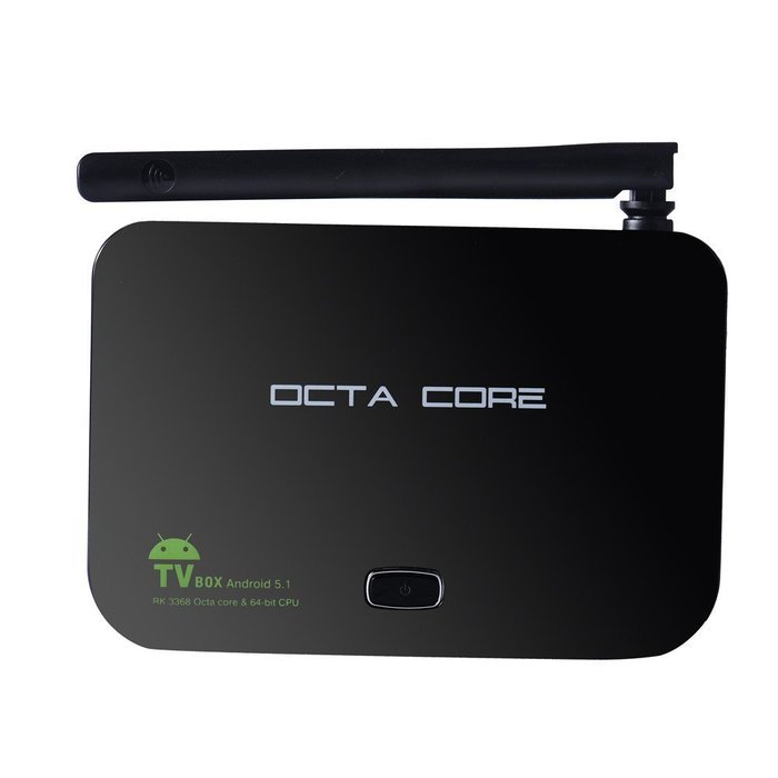 Hindotech Z4 Android 5.1 Lollipop KODI TV BOX Dual Band WiFi 64Bit CPU RK3368 Octa-core 2GB RAM 16G ROM 4K*2K... N6