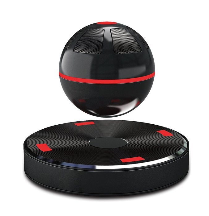 B4M ORB-Dark Black Portable Wireless Bluetooth 4.1 Floating Sound Levitating Maglev Speaker (NFC) N2