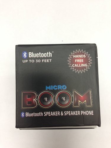 Micro Boom Wireless Bluetooth Speaker & Speaker Phone (Black) N2