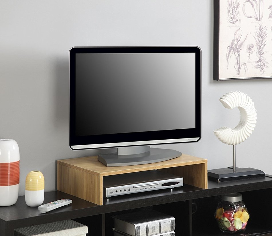Designs2Go Small TV / Monitor Riser, Black N5