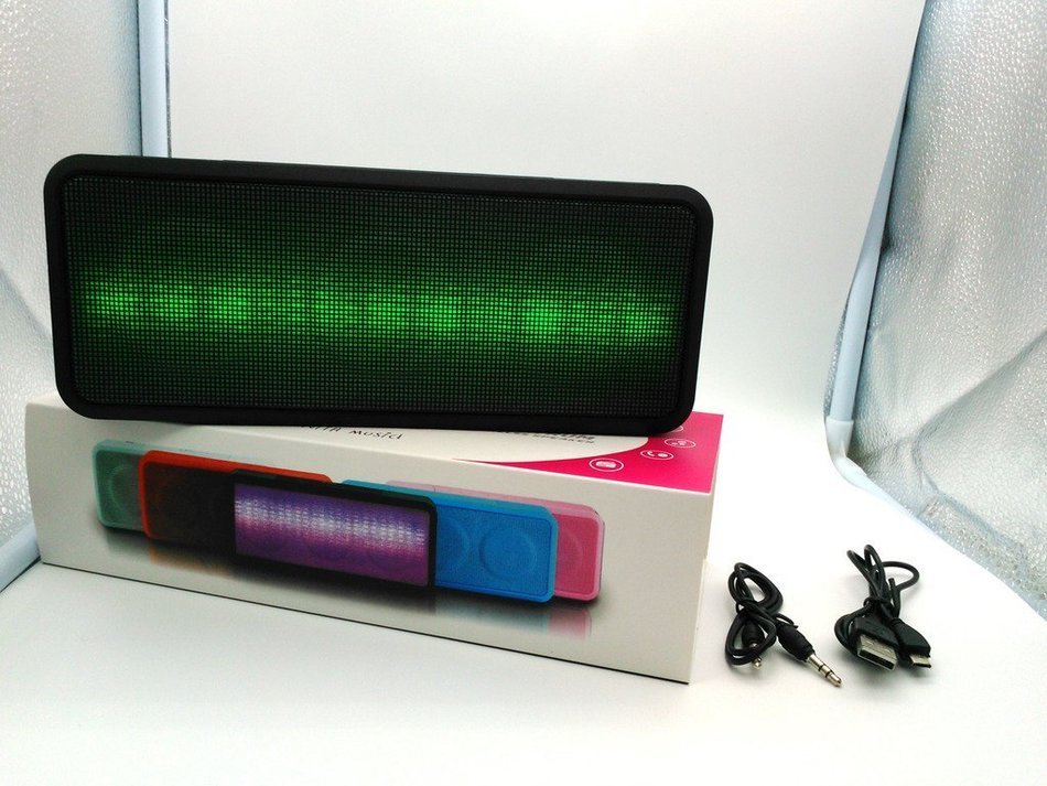 Creative Fun Spectrum Wireless Bluetooth Speaker with FM-radio, TF Card, USB Drive, Microphone, Works for iPhone... N3