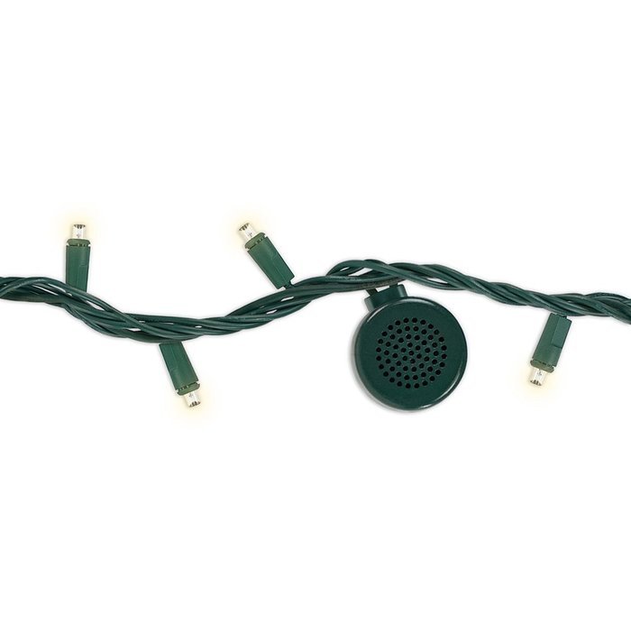 Innovative Technology BRT-200-WG Bright Tunes Decorative String Light with Bluetooth Speakers, White, 26-Feet N13