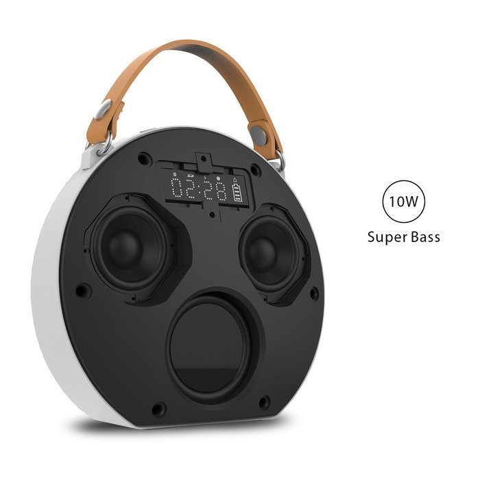 MIFA M9 Portable Bluetooth Speaker 4.0 with Power Bank And LED Display (Black) N18