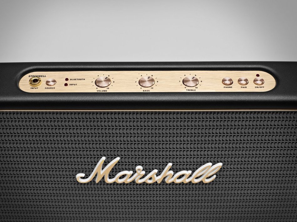 Marshall Stockwell Portable Bluetooth Speaker, Black (4091451) N9