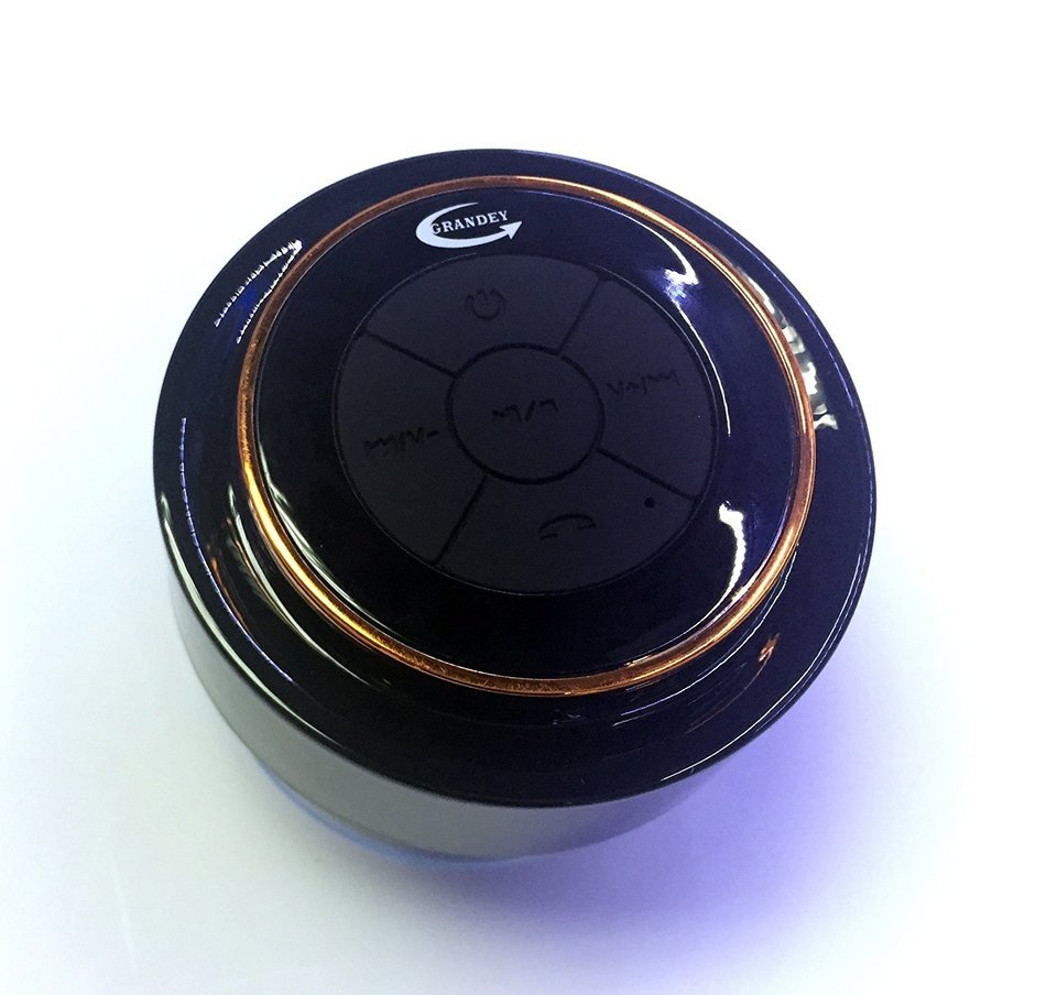 GRANDEY Bluetooth Shower Speaker Best Waterproof Speaker(XP7), Fully submersible & Portable Design Play Wireless... N8