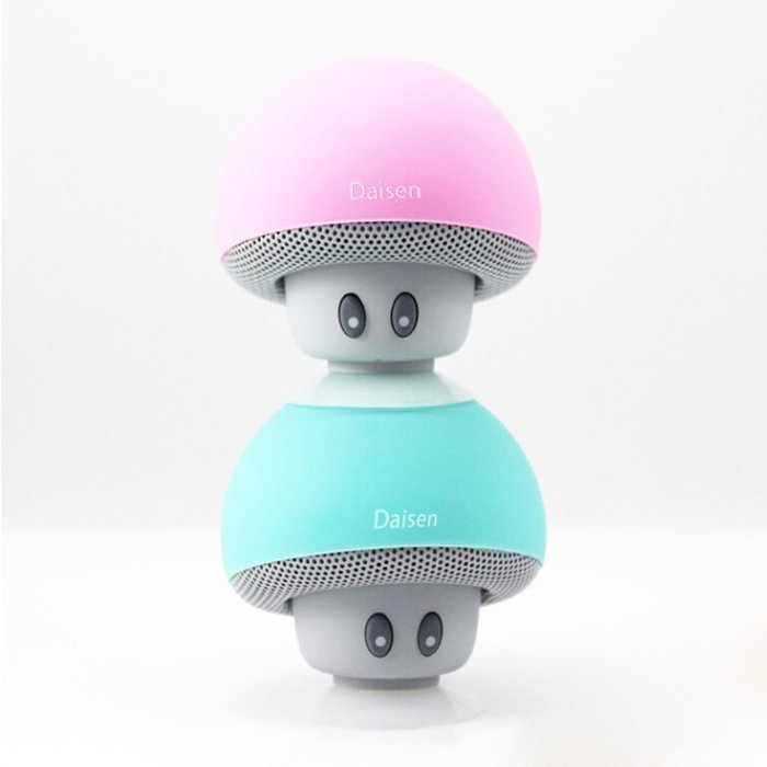 Daisen-tech Mushroom Mini Wireless Portable Bluetooth 4.1 Speakers with Mic for Iphone /Ipad /Laptop Samsung HTC... N4