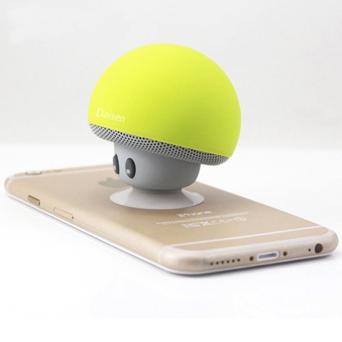 Daisen-tech Mushroom Mini Wireless Portable Bluetooth 4.1 Speakers with Mic for Iphone /Ipad /Laptop Samsung HTC... N14