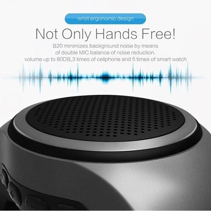 Jozabova Portable Hi-fi Bluetooth Wireless Speakers MP3 Music Player Watch Style Subwoofer Stereo Universal Mini... N17