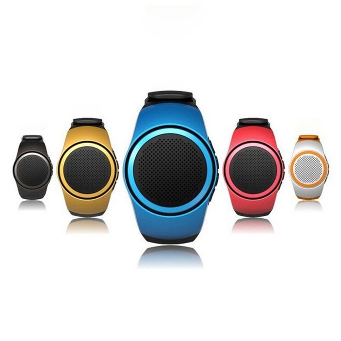 Jozabova Portable Hi-fi Bluetooth Wireless Speakers MP3 Music Player Watch Style Subwoofer Stereo Universal Mini... N18