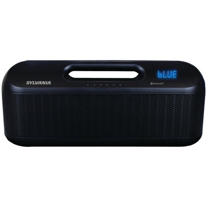 Sylvania SP399 Portable Bluetooth Speaker with FM Radio (Black)