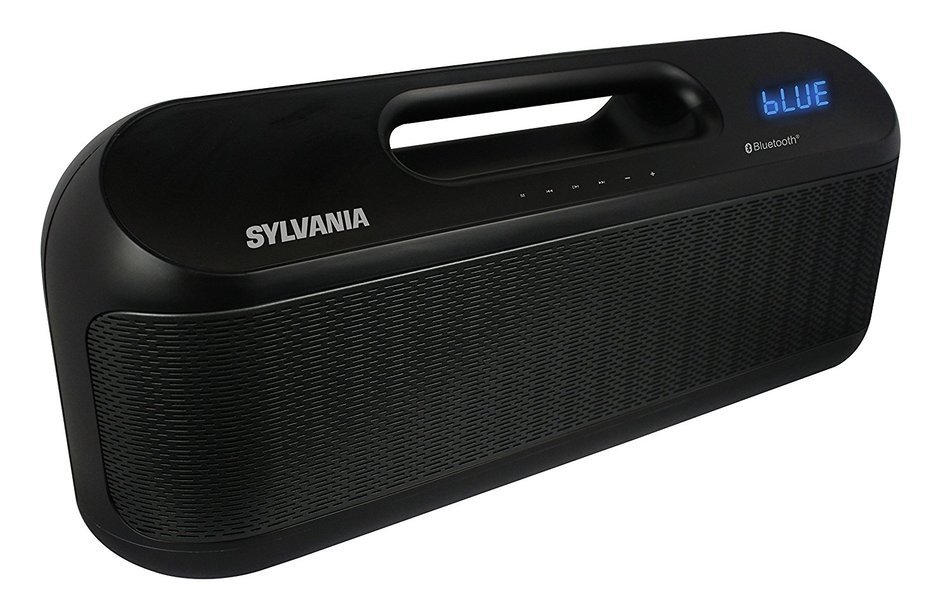 Sylvania SP399 Portable Bluetooth Speaker with FM Radio (Black) N2