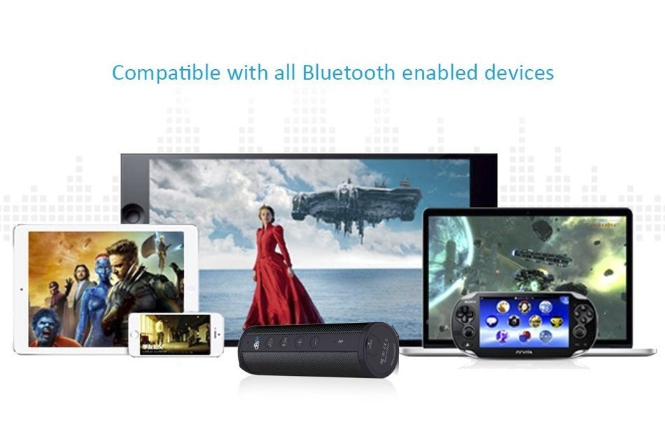 dBs Vibe series Wireless Bluetooth Speaker with Mic V4.0 . Self powered speaker for iPod , iOS , Android , PC... N7