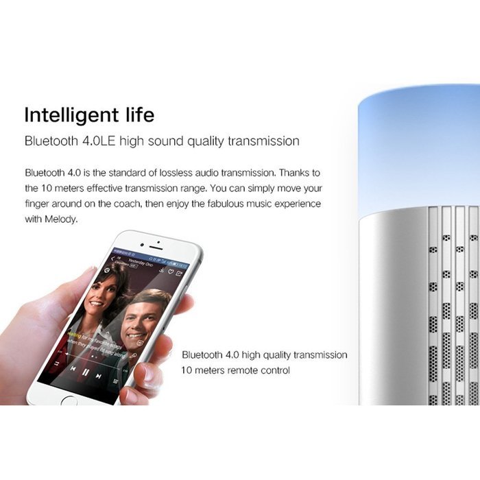Wireless Multi-color Changing LED Portable Mini Stereo Audio HIFI HD Bluetooth 4.0 APP Control Speaker Fashion... N4