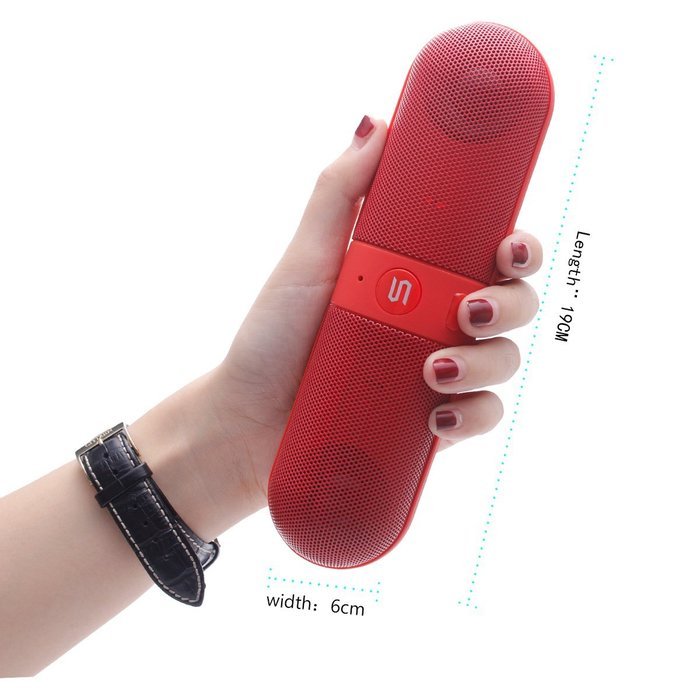 Wireless Bluetooth Speakers, Portable Stereo Bluetooth Speakers with HD Audio and Surround Sound, Outdoor Pill... N21