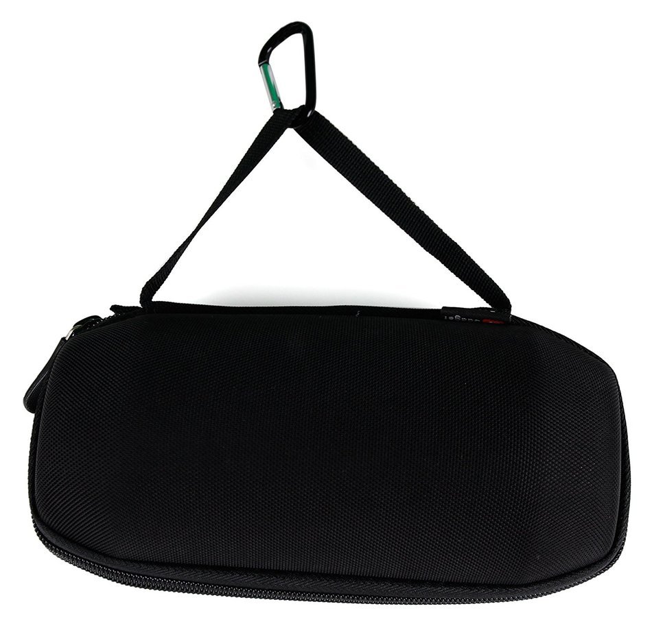 DURAGADGET Padded Black Water-Resistant Carry Pouch for NEW JBL Flip3 Portable Bluetooth Speaker - with Handy... N7