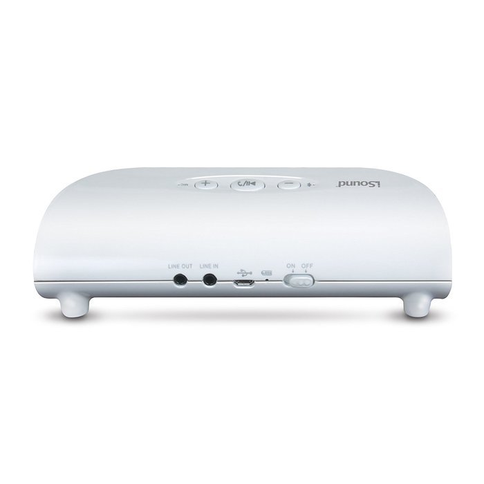 iSound Crescent Rechargeable Bluetooth Speaker and Speakerphone Compatible with all Bluetooth and 3.5mm Phones... N14