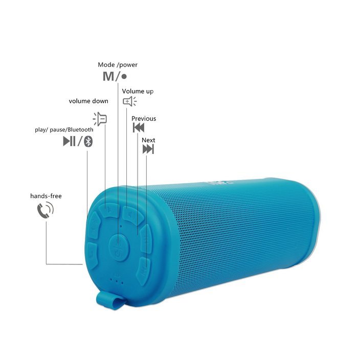 [Premium Bluetooth Speaker]MIFA F5 Portable Bluetooth Wireless Stereo Speaker(Blue) N6