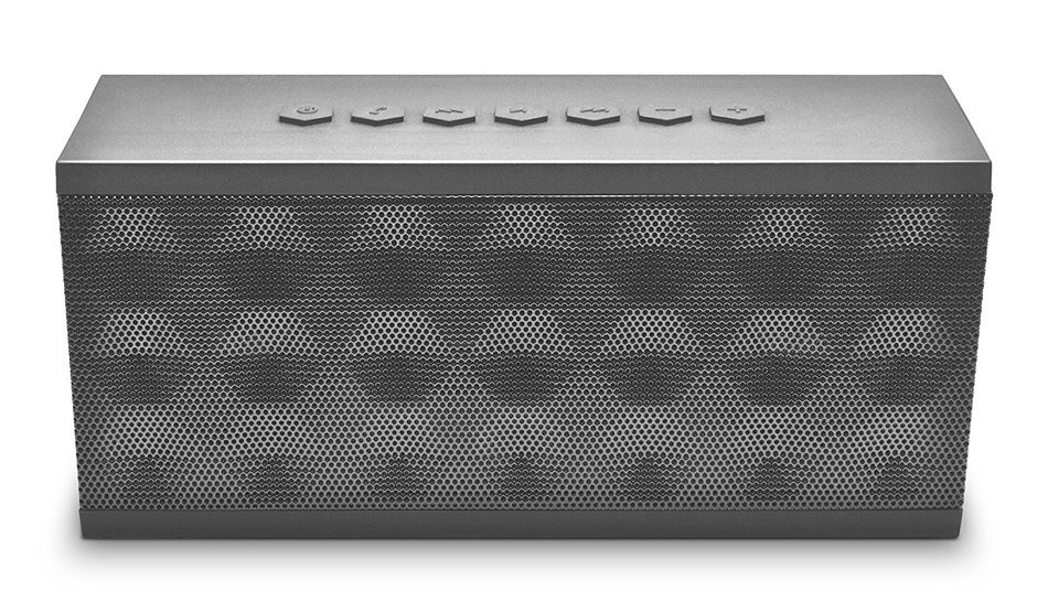 Ematic Portable Bluetooth Speaker and Speakerphone (Gray)