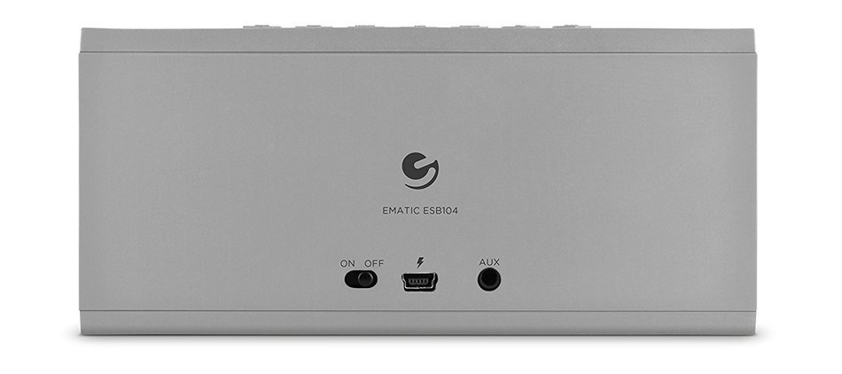 Ematic Portable Bluetooth Speaker and Speakerphone (Gray) N4