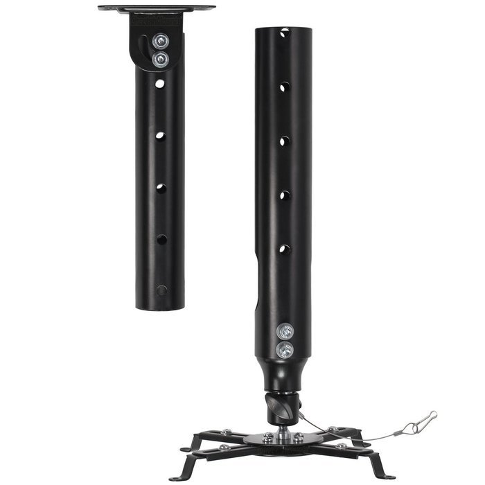 Cheetah Mounts APMEB Universal Projector Ceiling Mount Includes a 27" Adjustable Extension Pole and a Twisted... N3