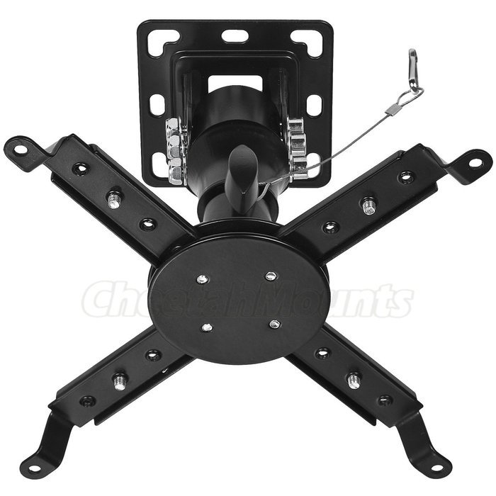 Cheetah Mounts APMEB Universal Projector Ceiling Mount Includes a 27" Adjustable Extension Pole and a Twisted... N5