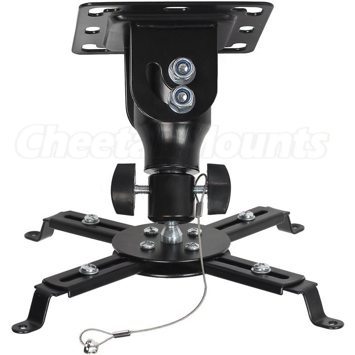 Cheetah Mounts APMEB Universal Projector Ceiling Mount Includes a 27" Adjustable Extension Pole and a Twisted... N6