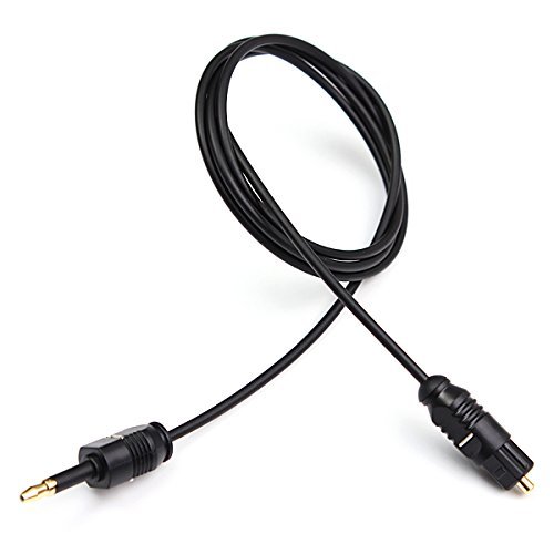 BephaMart TosLink Male To 3.5MM Male Digital Optical Audio Adapter Lead Cable N2