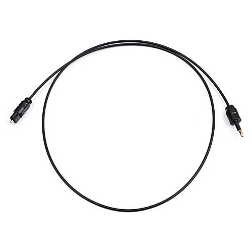 BephaMart TosLink Male To 3.5MM Male Digital Optical Audio Adapter Lead Cable N3