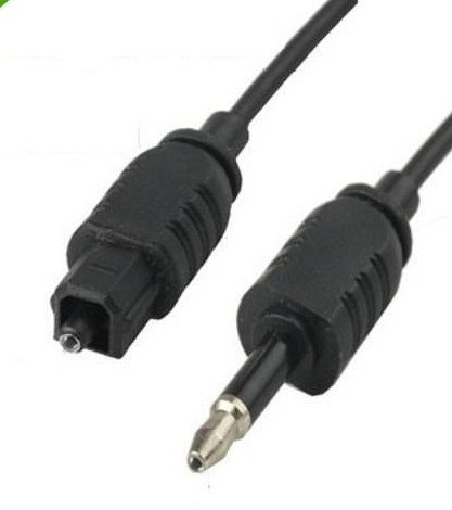 BephaMart TosLink Male To 3.5MM Male Digital Optical Audio Adapter Lead Cable N4
