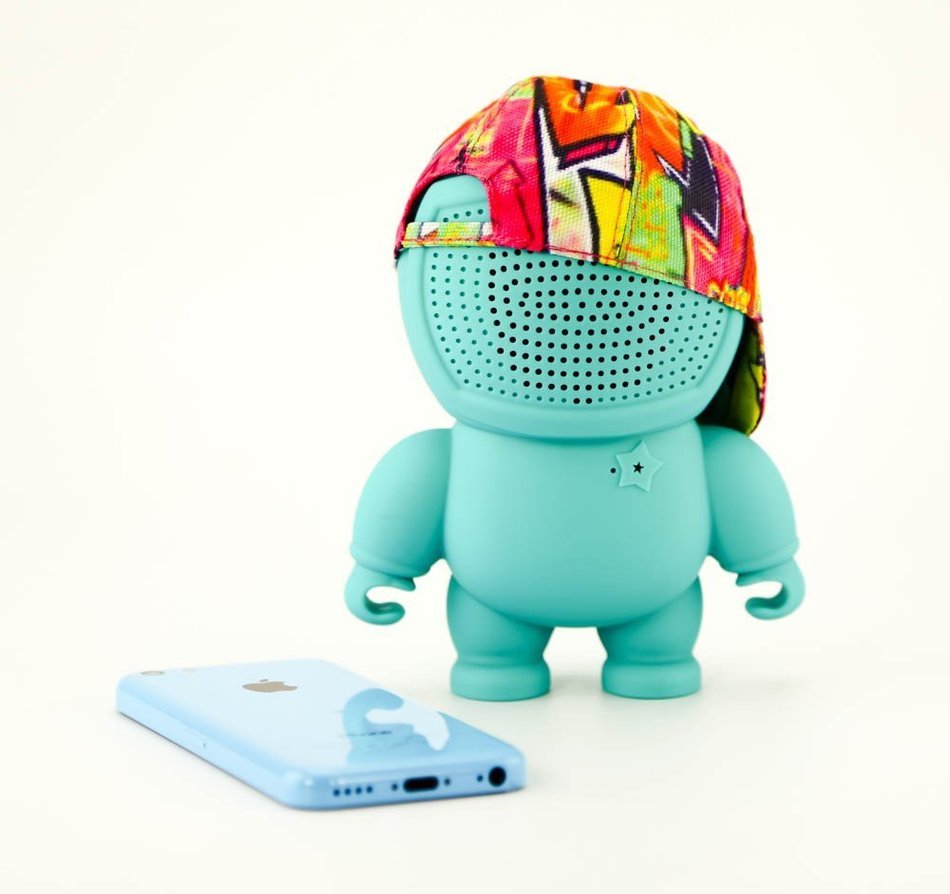 Imixid Audiobots 7.0 Bluetooth Powered Speakerbot (Teal)