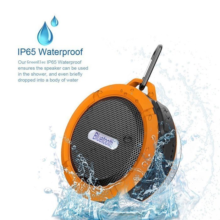 NOKEA Wireless Bluetooth 3.0 Waterproof Outdoor & Shower Speaker, Mini Water Resistant Wireless Shower Speaker... N26