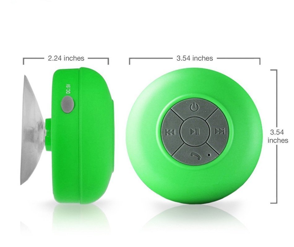 NOKEA Wireless Bluetooth 3.0 Waterproof Outdoor & Shower Speaker, Mini Water Resistant Wireless Shower Speaker... N39