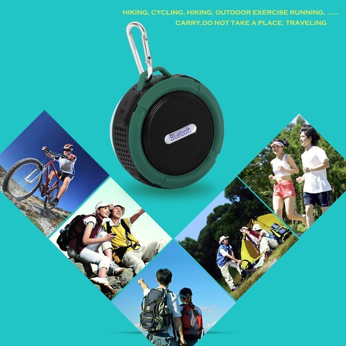 NOKEA Wireless Bluetooth 3.0 Waterproof Outdoor & Shower Speaker, Mini Water Resistant Wireless Shower Speaker... N45
