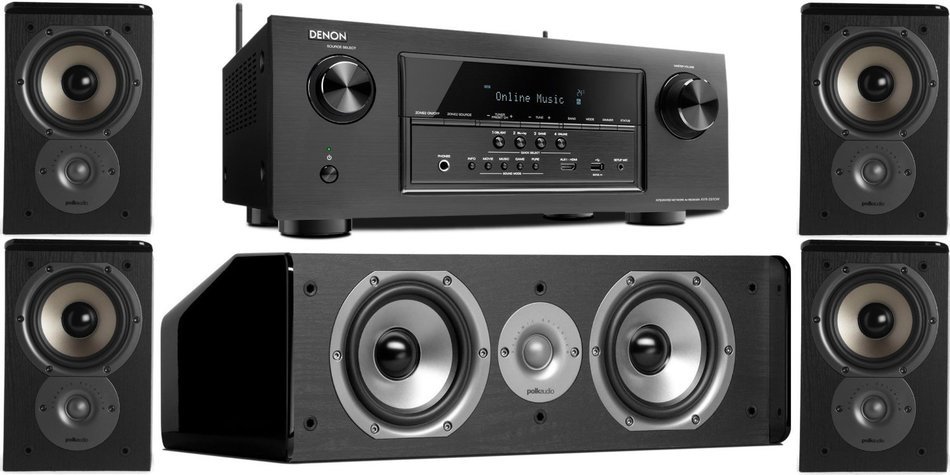 Denon AVR-S910W Bundle 7.2 Channel Full 4K Ultra HD A/V Receiver with Bluetooth and Wi-Fi + A Polk Audio TSi Series...
