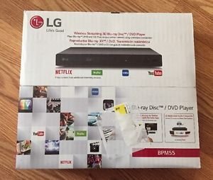 LG BPM55 3D-CAPABLE BLU-RAY DISC PLAYER WITH STREAMING SERVICES AND WI-FI(Certified Refurbished) N2