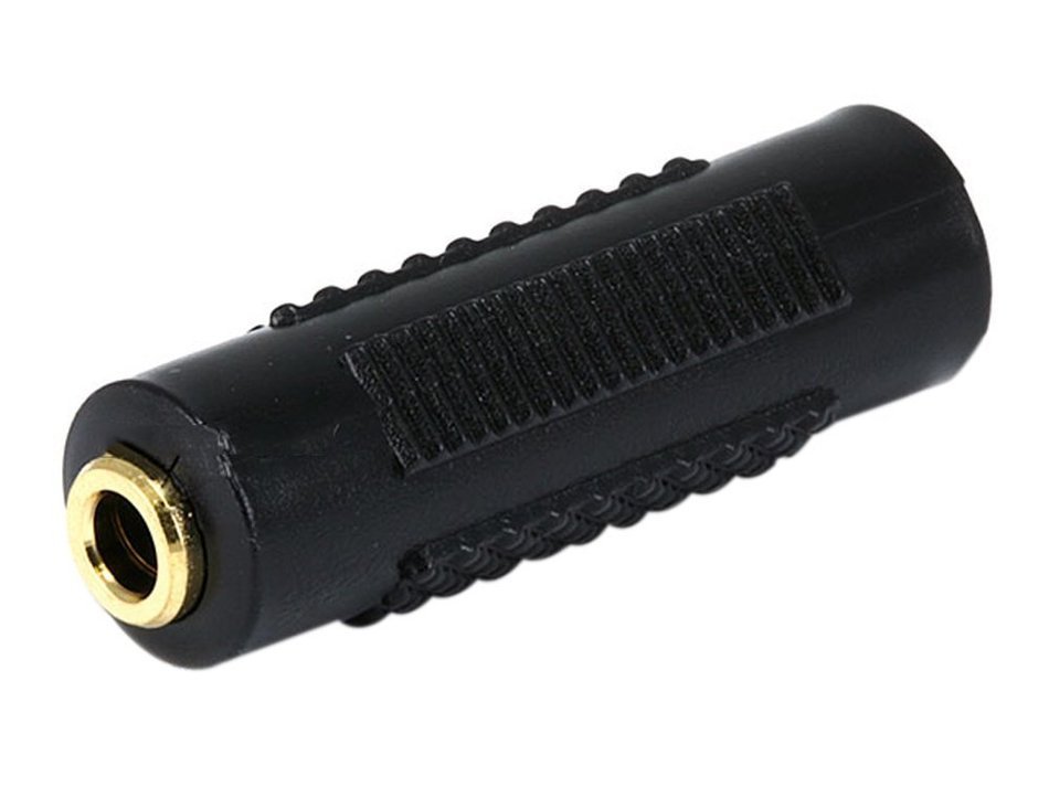 Monoprice 107230 3.5mm Stereo Jack to 3.5mm Stereo Jack Adaptor, Gold Plated