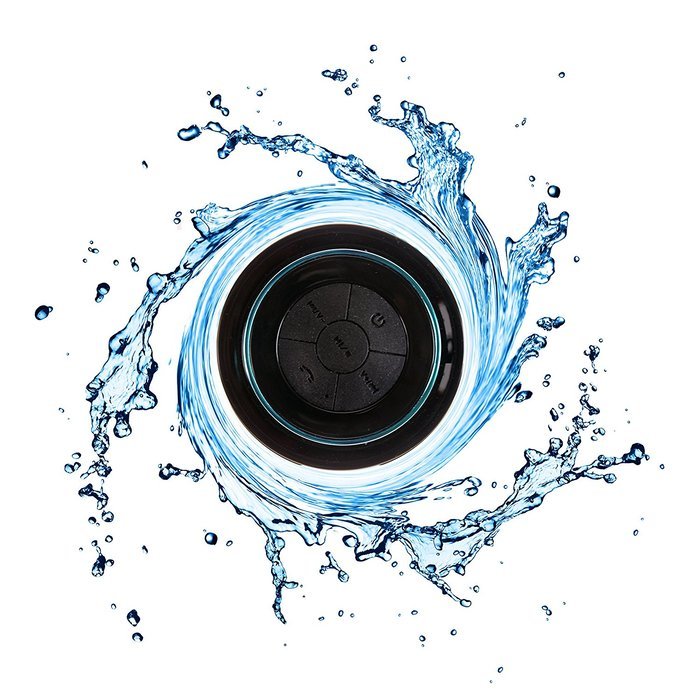 Speaker Waterproof IPX7 Bluetooth for shower & bath, stereo, handsfree