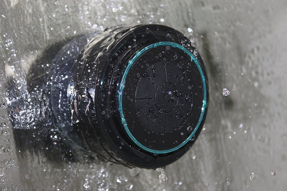 Speaker Waterproof IPX7 Bluetooth for shower & bath, stereo, handsfree N6