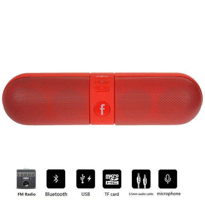 Bluetooth Speaker, EEEKit Portable Shockproof Bluetooth Wireless FM Stereo Speaker, Surround Sound Speaker, The... N8