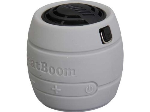 MicroNet BeatBoom Portable Wireless Bluetooth Speaker - Retail Packaging - White/Black N2